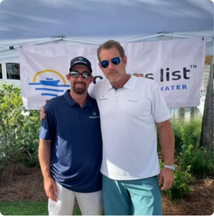 Boaters List team members at an event